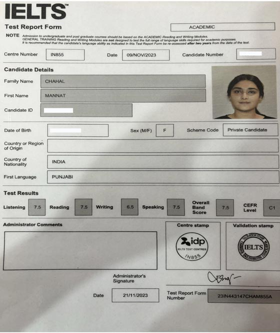 Results Of Ielts Exam